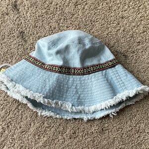 Art Class Light Blue Bucket Hat with Embroidered Band